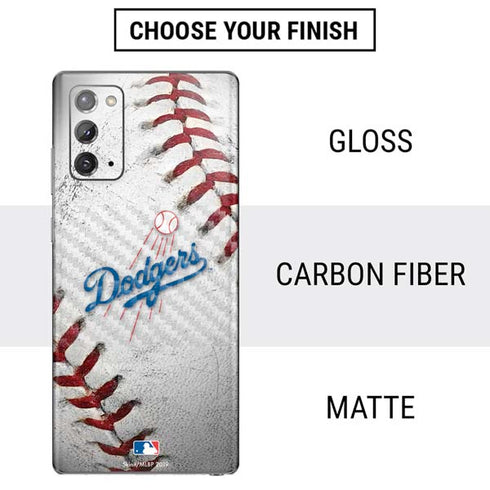 MLB Los Angeles Dodgers Game Ball Galaxy Note20 5G Skin